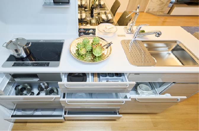 オールスライド収納