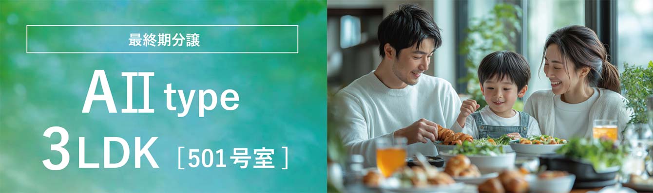 最終期分譲 AIItype 3LDK[501号室]