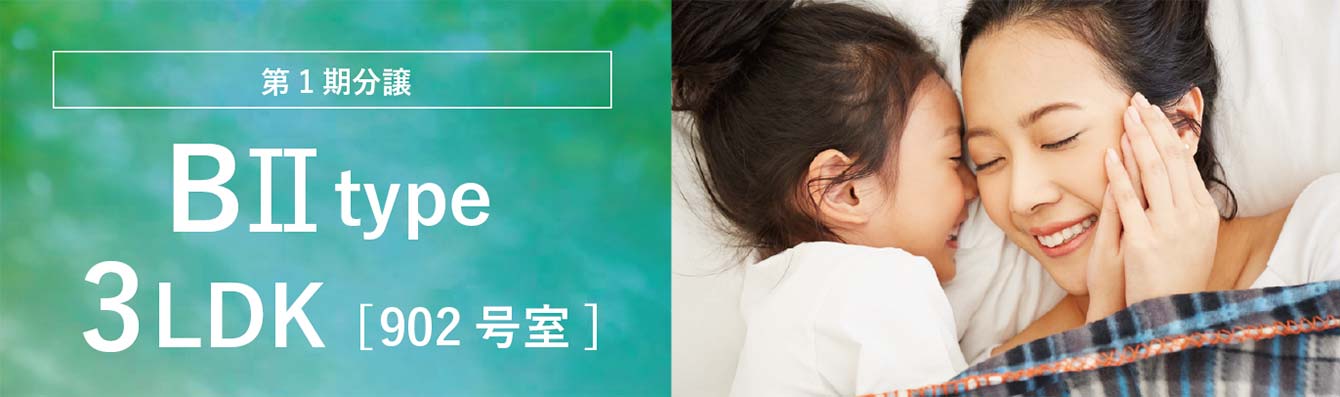 第1期分譲 BIItype 3LDK[902号室]